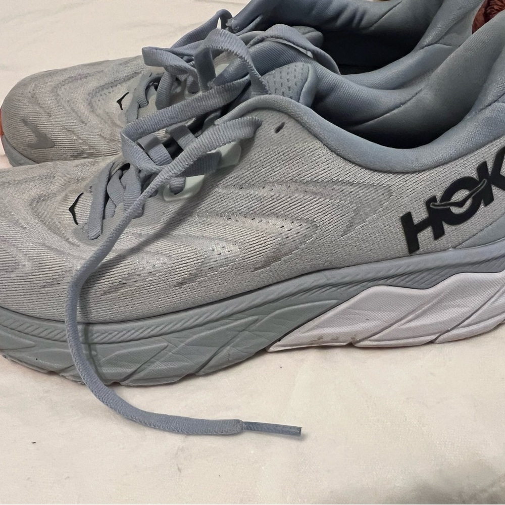Hoka One One Gray and Black Sneakers